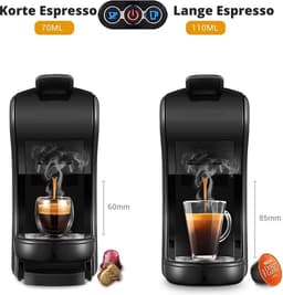 Bolt Edge Koffiemachine - 4-in-1 - Automatisch - Met melkopschuimer - Geschikt voor capsules — thumbnail 3