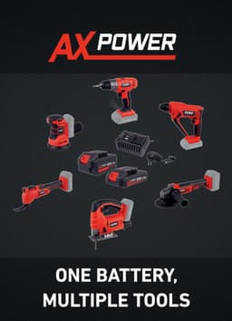 FERM - AX-POWER - JRM1005 - Bouw radio - Bluetooth radio - FM radio - USB oplaadpoort - Stereo - 2x 15W - Draagbaar - Werkt op 20V AX of FX accu [apart verkrijgbaar] - Geschikt voor de werkplaats - Bouwvakker radio - Powerbank functie - Jobsite radio — thumbnail 2