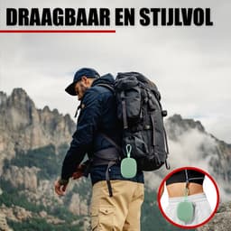 Draadloze Bluetooth Mini Speaker met Koord - IPX5 Waterbestendig - Groen — thumbnail 3