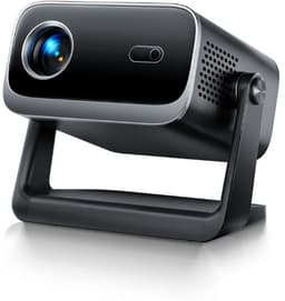 Mini Beamer - Projector - Digitale projector - 145° verstelbare standaard Miniprojector met WiFi en Bluetooth - 1080P - 18000 lumen - Draagbare projector - Autofocus - Schermschaal 16:09 - Compatibel met HDMI, Stroom, USB - Zwart — thumbnail 1