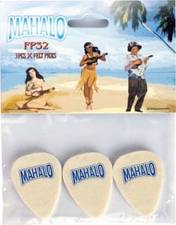 Mahalo FP-32 Vilten Plectra Medium 3-Pack Voor Ukulele — thumbnail 1