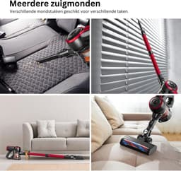 DailySupplies® Stofzuiger Zonder Zak - Steelstofzuiger Draadloos - Steelstofzuigers - Stofzuigers - Vacuum Cleaner - Blauw — thumbnail 2