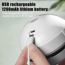 Mini Draagbare Tafelstofzuiger - USB Oplaadbaar en 360° Draaibaar — thumbnail 5