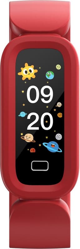 DrPhone KidstimeX12 – Smartwatch Voor Kinderen – Waterdichte Smartwatch – Smartwatch Met Notificaties Meldingen – Hartslagmeter – Stappen & Calorietelleren – Rood — thumbnail 2