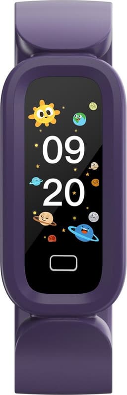 DrPhone KidstimeX12 – Smartwatch Voor Kinderen – Waterdichte Smartwatch – Smartwatch Met Notificaties Meldingen – Hartslagmeter – Stappen & Calorietelleren – Donker Paars — thumbnail 3