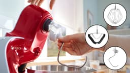 Bosch MUM5 - MUM5X720 - Keukenmachine - 1000W - 3,9L - Met Weegschaal en Timer - Rood — thumbnail 4