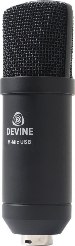 USB Condensatormicrofoon - incl. statief - Met gratis lessen - Zwart Devine M-Mic USB BK — thumbnail 5