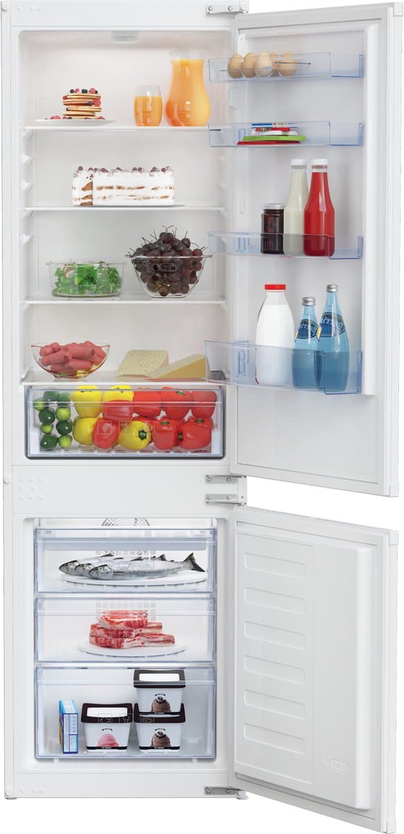 Beko BCHA275K4SN | inbouw koelvriescombinatie | 178 cm | Sleepdeur — afbeelding 1