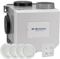 Itho Daalderop CVE-S eco fan ventilator box alles-in-1 pakket SE 325m3/h + vochtsensor + RFT auto + 4 ventielen - euro stekker — thumbnail 4