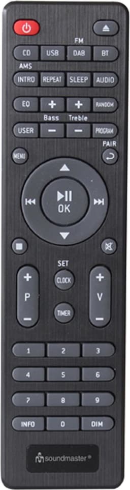 Soundmaster NMCDAB990BLACK - Stereo DAB+/FM-radio, CD-speler, bluetooth en USB — thumbnail 2