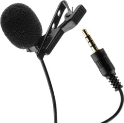 MOJOGEAR Speldmicrofoon voor Smartphones/Tablets/Telefoons - 1,5 meter kabel - 3.5 mm koptelefoon-aansluiting - Zwart — thumbnail 4