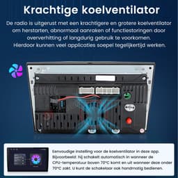 Awesafe Autoradio - Geschikt Voor Opel Meriva Corsa C D Astra G H - Draadloos Apple Carplay & Android Auto - Android 14 - Radio met navigatie - 7 inch HD touchscreen - Ram 2GB + Rom 64GB - Zwart — thumbnail 3