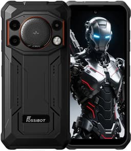 FOSSiBOT F110 Pro 5G robuuste smartphone, 20 GB RAM + 128 GB ROM, 6,745 inch HD+ scherm, 10000 mAh batterij, 50 MP AI-camera, NFC & vingerafdruk & gezichtsontgrendeling - Oranje — thumbnail 3