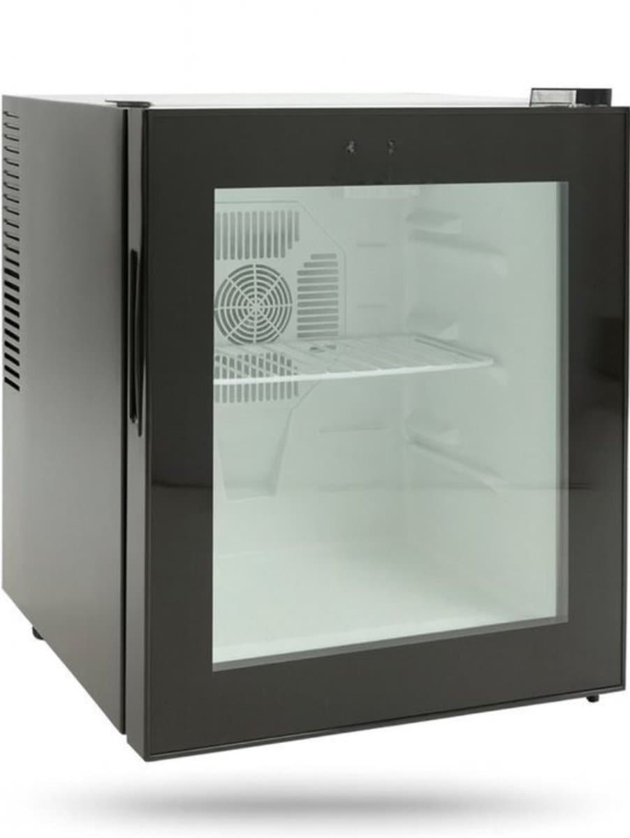 Livista Mini Koelkast - Thermo-elektrisch - 40 Liter - glazen deur - Zwart — afbeelding 1