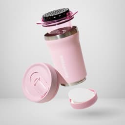 AeroPress Go Plus Roze Koffiezetter met Thermobeker & Filters — thumbnail 4