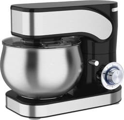 Krachtige Keukenmachine 1600W met 6,5L Roestvrijstalen Kom – Multifunctionele Kneedmachine met 6 Snelheden en Accessoires — thumbnail 1