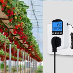 Digitale Temperatuurregelaar met Socket en Timer voor Terrarium, Koeling en Verwarming — thumbnail 5