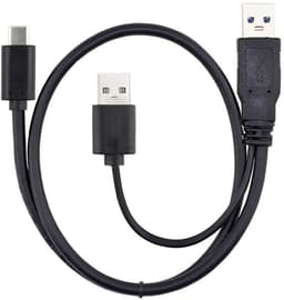 USB-C naar Dual USB Y-Kabel | Extra Stroom en Data voor Externe Harde Schijf en Laptop — thumbnail 3