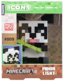 Minecraft Panda Icon Lamp – Officieel Gelicentieerd Nachtlampje voor Gamers – Paladone — thumbnail 4
