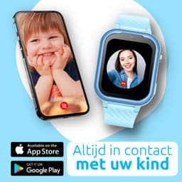 Wiesba WB39 - smartwatch kinderen - gps horloge kind - kinderhorloge bellen - gps tracker kinderhorloge - kinderhorloge met gps - kinderhorloge - Blauw — thumbnail 3