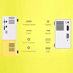 Ynkkvre - Beamer - Projector - Mini Beamerr - Smart Beamer - Hoge Resolutie 1920x1080 & DLP Technologie - Compact Ontwerp - Voor Thuisgebruik In Blauw — thumbnail 5