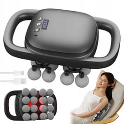Spier Massage Gun - 16 Hoofd Massage Gun - 99 Snelheden & Oplaadbaar - Voor Diepe Spierontspanning - Geschikt voor Rug, Nek & Benen - Draagbaar & Krachtig — thumbnail 1