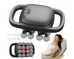 Spier Massage Gun - 16 Hoofd Massage Gun - 99 Snelheden & Oplaadbaar - Voor Diepe Spierontspanning - Geschikt voor Rug, Nek & Benen - Draagbaar & Krachtig