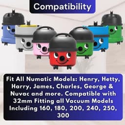 Geschikt voor Numatic Henry Stofzuiger Accessoire Set – Slangenset 2,5 Meter – Vervangingsslang Geschikt voor Henry/Hetty-Belle's — thumbnail 4