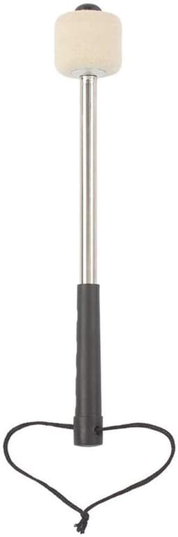 Ynkkvre - Drumstokken - Viltstift drumstokken - BasDrum Schlägel - Paukenschlägel - Percussie mallets - Hoogwaardige viltkop voor superieure klank - Roestvrijstalen handvat met antislip grip - Geschikt voor mars- en orkestgebruik — thumbnail 2