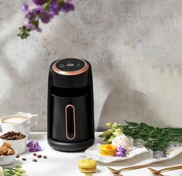 KZQ Koffiezetapparaat Met Automatische Uitschakeling BPA Vrij Tot Drie Kopjes Capaciteit Anti Overstroming Europese Stekker 110V Intelligente Kooktechnologie Zwart — thumbnail 5