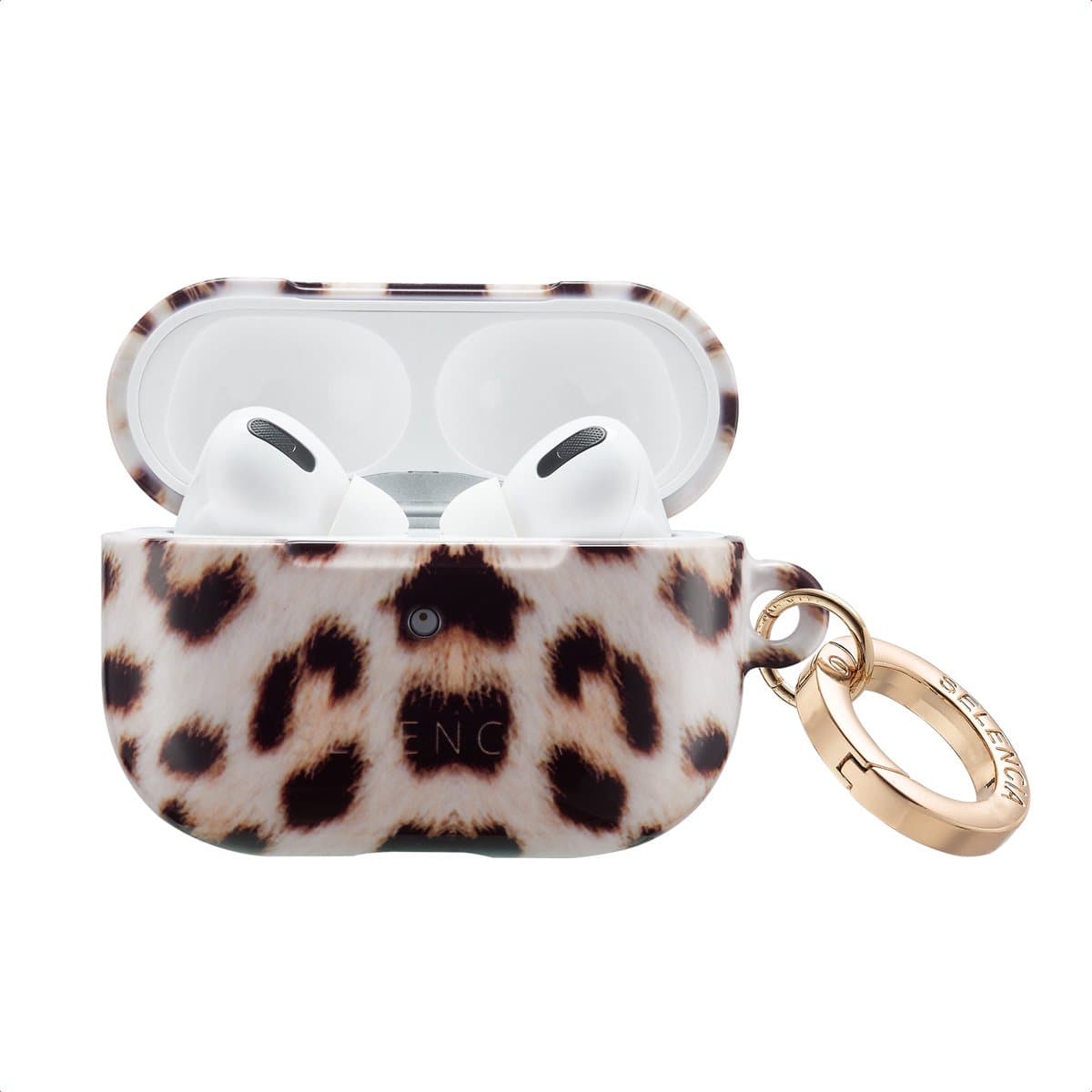 Selencia Case - Hoesje geschikt voor AirPods Pro - Wild Leo — afbeelding 1