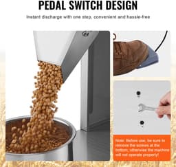 VEVOR Deeltjesvulmachine, Automatische Vulmachine van 0,022-2,2lbs/10-1000g met Voetpedaal, Roestvrijstalen Weegvulmachine, Weegvulmachine voor Bonen, Zaden, Granen, Thee, Korrelsverpakking — thumbnail 3