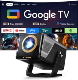 Beamer Draagbaar - 2000 ANSI Lumen - 1080P Native Resolutie - LCD Technologie - Android 14 OS - Voor Thuisbioscoop En Presentaties — thumbnail 1