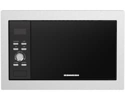 Inbouwmagnetron - Magnetronoven - Snel opwarmen - Grillfunctie - 23 Liter - Roestvrij staal