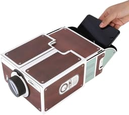 Projector voor Mobiele Telefoons, Slimme Draagbare Projector van de Tweede Generatie, Mini-doe-het-zelfprojector voor Thuisbioscoop — thumbnail 2
