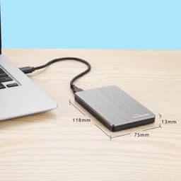 Externe Harde Schijf - Draagbare USB 3.0 HDD met 500 GB Opslag, Plug & Play en 2,5 Inch Formaat — thumbnail 2