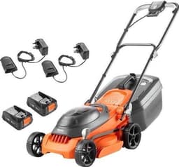 Batterij Grasmaaier – Accu Grasmaaier – Elektrische Grasmaaier – Draadloze Grasmaaier – 36V Krachtig – 34 cm Maaibreedte & Randensnijsysteem – 35L Grasopvang – Lichtgewicht & Verticale Opslag — thumbnail 4
