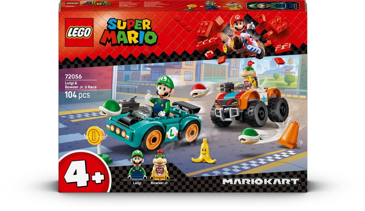 LEGO Super Mario - Mario Kart™ – Luigi & Bowser Jr.'s Race - 72056 — afbeelding 1