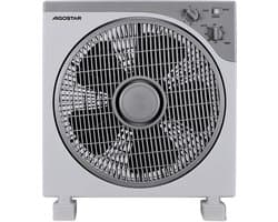 Aigostar | Tafel ventilator | 5 bladen | 3 standen | Ø 34cm | Timer functie | Gebroken Wit