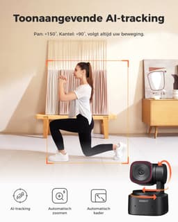 OBSBOT Tiny 2 Lite - 4K Webcam Voor PC - AI-Tracking PTZ Streaming Camera — thumbnail 5