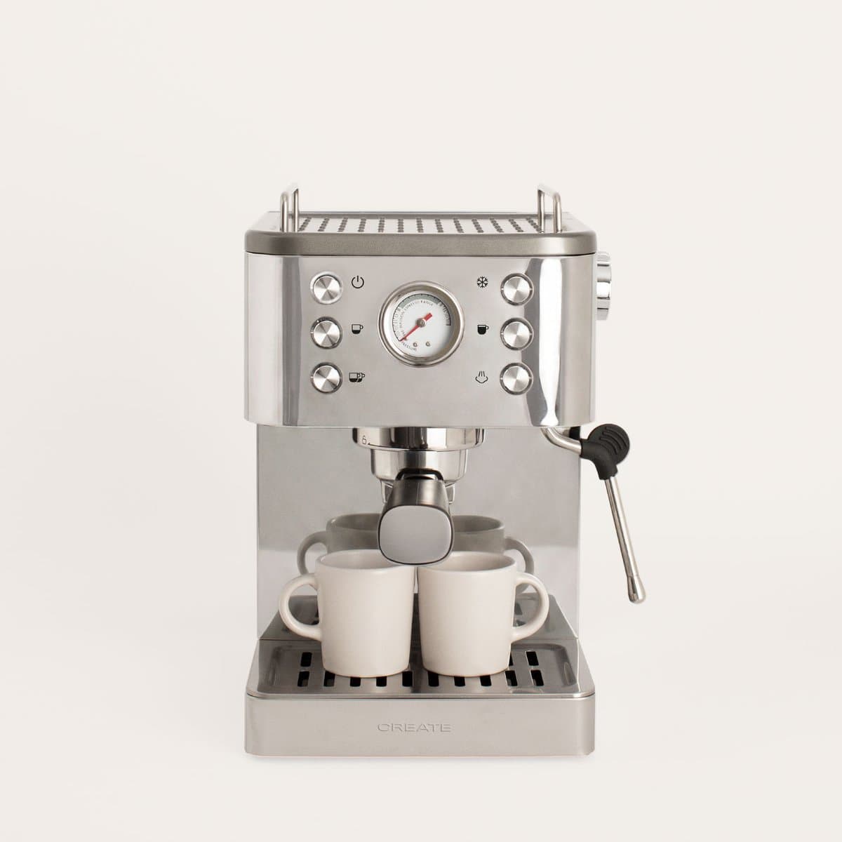 CREATE - 20 bar espressomachine met cold coffee-functie - Chroom - THERA CLASSIC COLD BREW — afbeelding 1