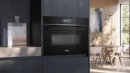 Siemens CM776G1B1 - iQ700 - 60cm x 45cm - Compacte inbouw bakoven met magnetron - Eenvoudig te reinigen met pyrolytische zelfreiniging activeClean - Air Fry-functie: voor perfect en gezonde gefrituurde gerechten — thumbnail 5