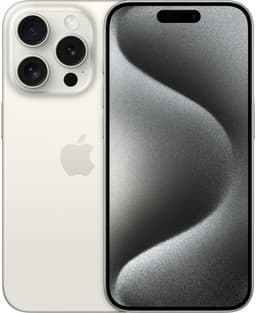 Apple iPhone 15 Pro - 256GB - Wit Titanium — thumbnail 1