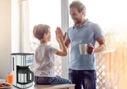 Programmeerbaar elektrisch koffiezetapparaat met thermoskan - aromaselector - warmhoudfunctie - 12 l - 800 W — thumbnail 5
