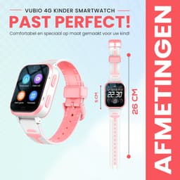 VUBIO 4G Kinder Smartwatch D1 - Incl. SIM - Whatsapp - GPS - WIFI — thumbnail 2