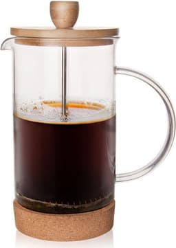 Cafetiere Glas 1 l - French Press Koffiezetapparaat - Koffiemaker - Koffie - Koffiepot - Theepot — thumbnail 1
