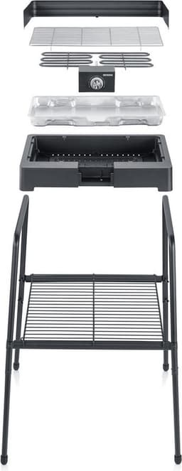 Severin PG8566 Elektrische Barbecue 2200W Zwart — thumbnail 4