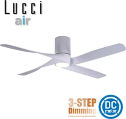 Plafondventilator Riviera Wit 12Watt Led Ø 132cm Incl. Afstandsbediening — thumbnail 1