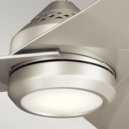 Plafondventilator met verlichting - Jade - 60in / 152cm ventilator - geborsteld nikkel — thumbnail 2