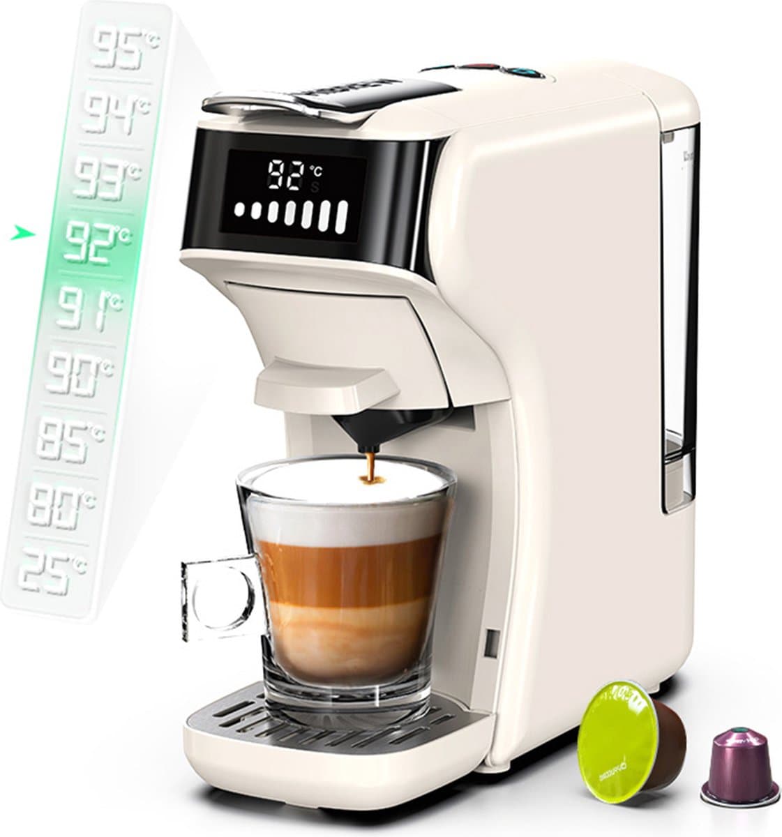 Hibrew H1B-Wit 5-In-1 Capsule Koffiezetapparaat — afbeelding 1